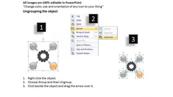 Business Activity Diagram Illustration To Represent The Hub And Spoke Ppt PowerPoint Slides