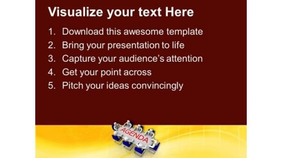 Business Agenda On Various Topics PowerPoint Templates Ppt Backgrounds For Slides 0413