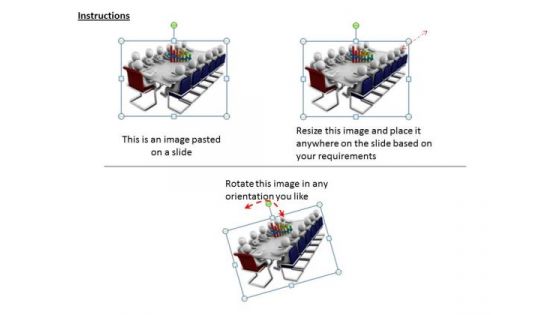 Business And Strategy 3d Illustration Of Meeting Basic Concepts