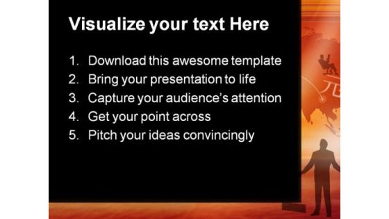 Business Background Global PowerPoint Templates And PowerPoint Backgrounds 0611