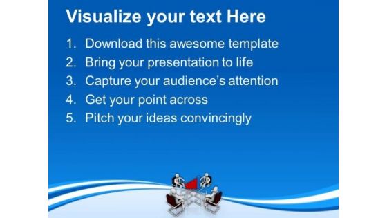 Business Bar Graph Discussion With Team PowerPoint Templates Ppt Backgrounds For Slides 0613