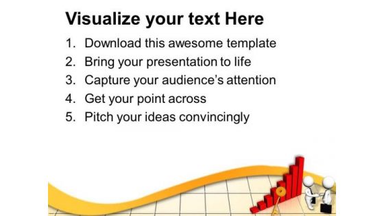 Business Bar Graph With Success Key PowerPoint Templates Ppt Backgrounds For Slides 0613
