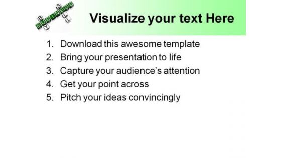 Business Blocks Metaphor PowerPoint Templates And PowerPoint Backgrounds 0311