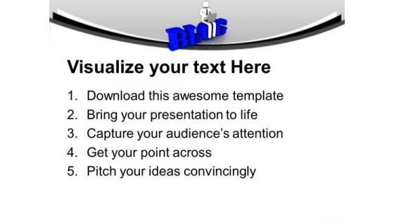 Business Blogging PowerPoint Templates Ppt Backgrounds For Slides 0613