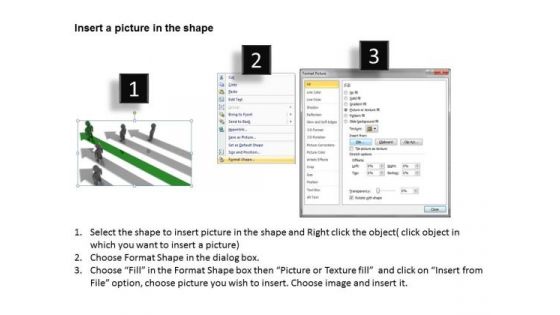 Business Case Diagram 3d Men Competitive Advantage PowerPoint Templates