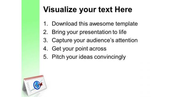 Business Chart And Dollar Target PowerPoint Templates Ppt Backgrounds For Slides 0413
