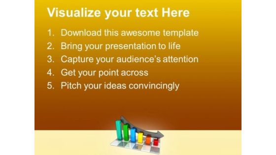 Business Chart Arrows PowerPoint Templates And PowerPoint Themes 0812