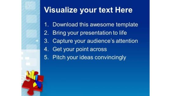 Business Chart On Puzzle Stategy PowerPoint Templates Ppt Backgrounds For Slides 0213