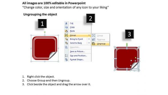 Business Chart PowerPoint Templates Business Peeled Back Label Stickers Ppt Slides
