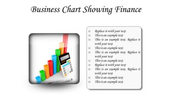 Business Chart Showing Finance PowerPoint Presentation Slides S