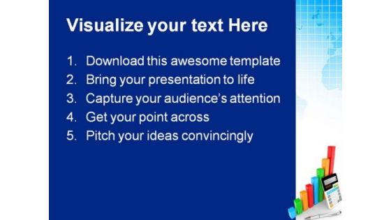 Business Chart Showing Finance PowerPoint Templates And PowerPoint Backgrounds 0411