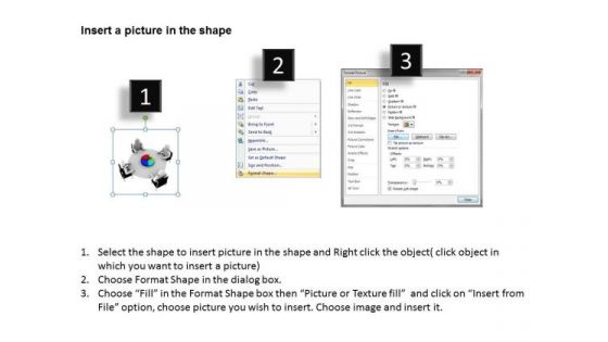 Business Charts 3d Men With PowerPoint Theme Meeting Templates