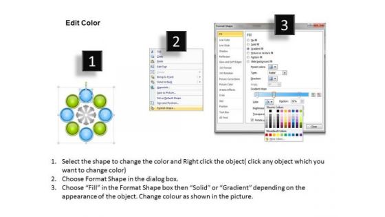 Business Charts 8 Stages Procedures For Monitoring And Controlling PowerPoint Slides