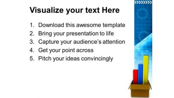 Business Charts Coming Out Of Box Success PowerPoint Templates Ppt Backgrounds For Slides 0113
