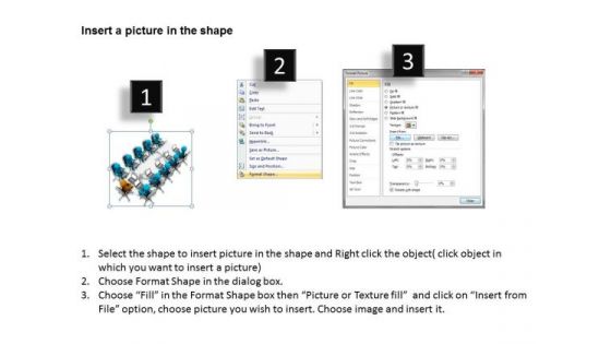 Business Charts Examples 3d Men Working Laptops Technology Meeting PowerPoint Templates