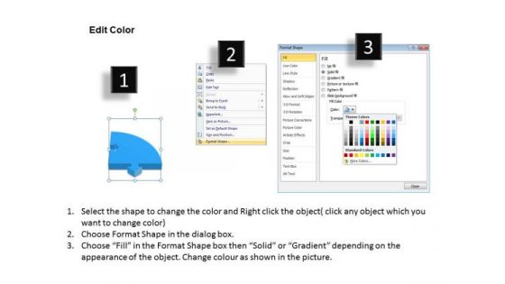 Business Charts PowerPoint Templates 3d Circle Problem Solving Puzzle Piece Showing Missing Diagram