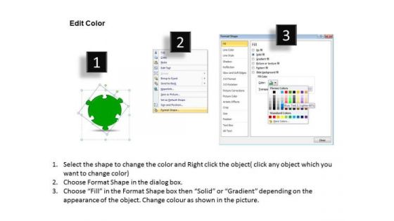 Business Charts PowerPoint Templates 3d Cycle Missing Puzzle Piece 6 Stages