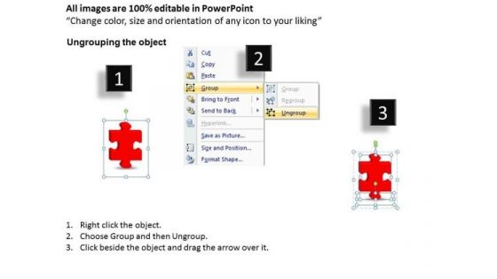 Business Charts PowerPoint Templates 3d Sales Puzzle Pieces Stock Illustration And Marketing Slides