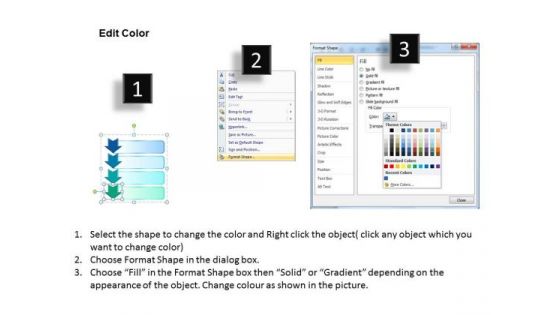 Business Charts PowerPoint Templates 4 Step Table Diagram Editable Sales