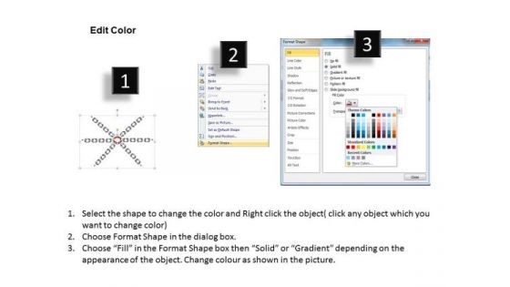Business Charts PowerPoint Templates Four Interconnected Points Editable Sales