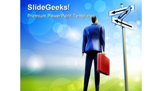 Business Choice Future PowerPoint Templates And PowerPoint Backgrounds 0211