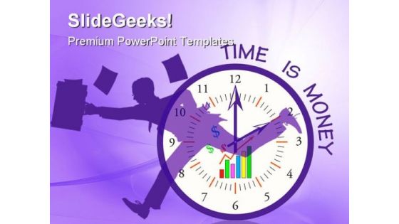 Business Clock Money PowerPoint Templates And PowerPoint Backgrounds 0211