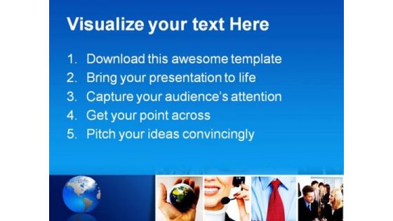 Business Collage People PowerPoint Backgrounds And Templates 0111