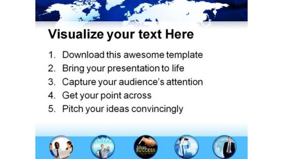 Business Collage Success PowerPoint Themes And PowerPoint Slides 0411