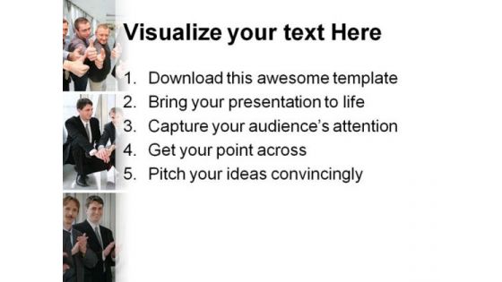 Business Collage Success PowerPoint Themes And PowerPoint Slides 0511