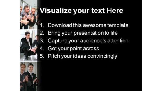 Business Collage Success PowerPoint Themes And PowerPoint Slides 0511