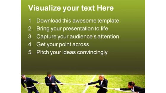 Business Competition People PowerPoint Background And Template 1210