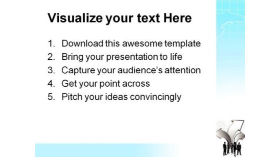 Business Concept Arrow People PowerPoint Themes And PowerPoint Slides 0711
