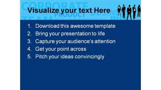Business Concept People PowerPoint Template 0910