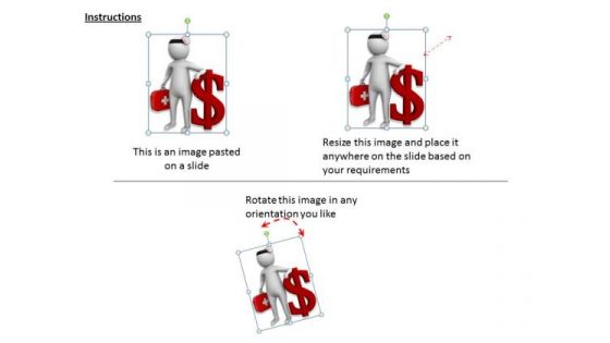 Business Concepts 3d Image Of Doctor With Dollar Basic