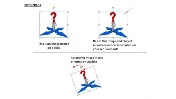 Business Concepts 3d Man Confused Decision Making Characters