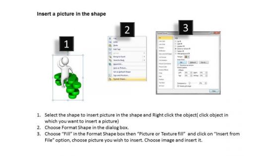 Business Context Diagram 3d Man With Question Marks PowerPoint Templates
