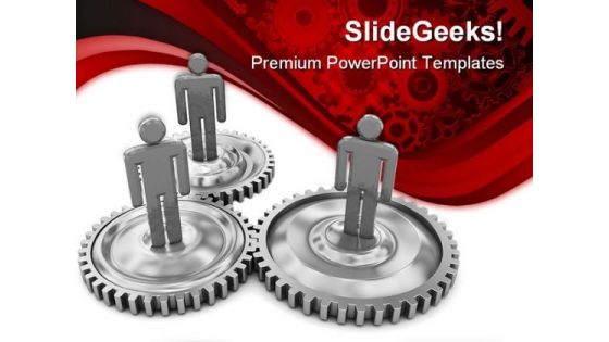 Business Cooperation Metaphor PowerPoint Templates And PowerPoint Backgrounds 0511