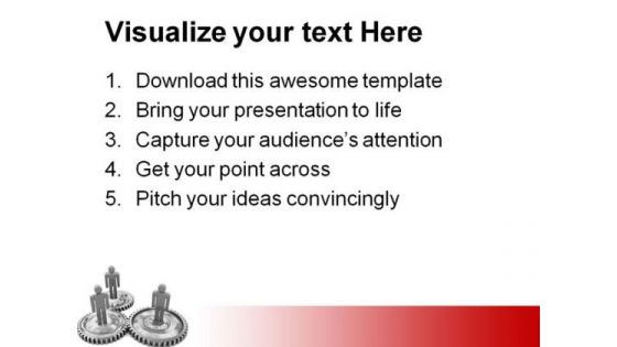 Business Cooperation Metaphor PowerPoint Themes And PowerPoint Slides 0511