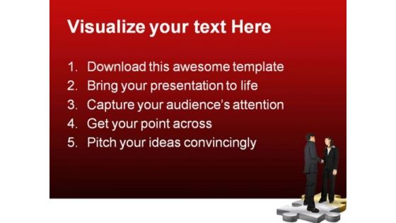 Business Couple Handshake PowerPoint Themes And PowerPoint Slides 0511
