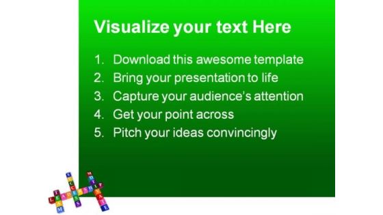 Business Crosswords Leadeship PowerPoint Templates And PowerPoint Backgrounds 0411