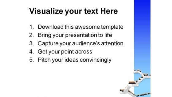 Business Crowd Success PowerPoint Templates And PowerPoint Backgrounds 0511