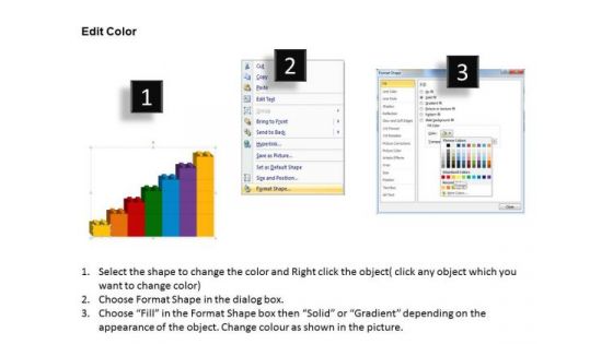 Business Cubes Lego PowerPoint Templates Sales Blocks Flowchart Ppt Slides