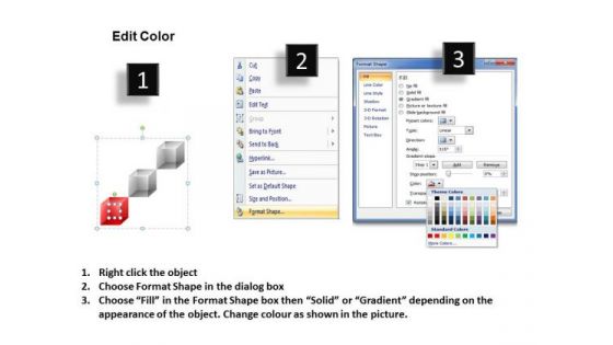 Business Cycle Diagram 3d Cubes With Numbers Diagram Consulting Diagram