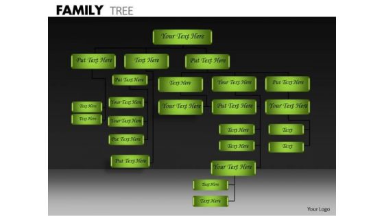 Business Cycle Diagram Family Tree Business Diagram