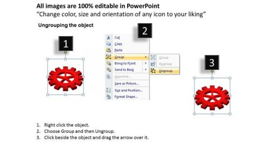 Business Cycle Diagram Gears Process 7 Stages Marketing Diagram