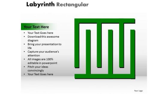 Business Cycle Diagram Labyrinth Rectangular Marketing Diagram