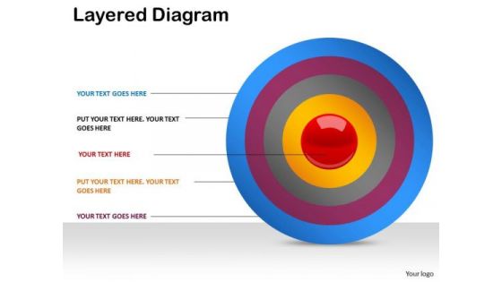 Business Cycle Diagram Multicolored 5 Staged Business Diagram