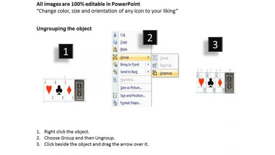 Business Cycle Diagram Playing Cards Marketing Diagram