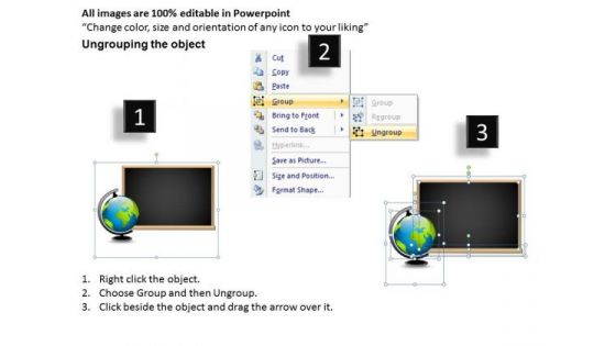 Business Cycle Diagram School Time Blackboard Business Framework Model