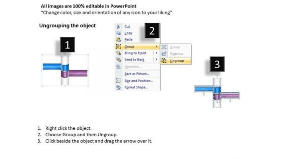 Business Cycle Diagram Text Boxes 2 Stages Consulting Diagram